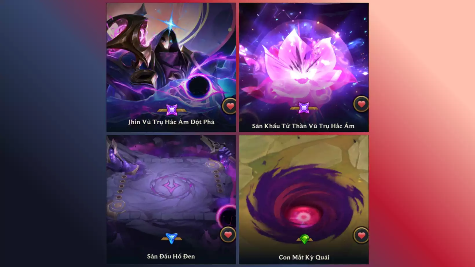 JHIN VŨ TRỤ HẮC ÁM ĐỘT PHÁ + CHƯỞNG LỰC RIÊNG  SÂN ĐẤU HỐ ĐEN + CỔNG DỊCH CHUYỂN CON MẮT KỲ QUÁI